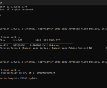 Messed up and flashed an unverified older Phantom Gaming XTX vbios from TechPowerUp (hoping it will fix some issues). Tried to fix it, AMDVBFLASH says reflash was successful, but doesn't seem to fix things.