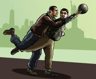 "Bowling practice!" GtaIV commission by me.