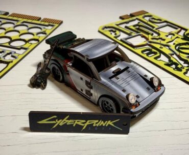 Johnny’s Porsche laser-cut constructor