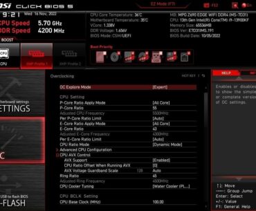 13700kf finding max 1core ratio