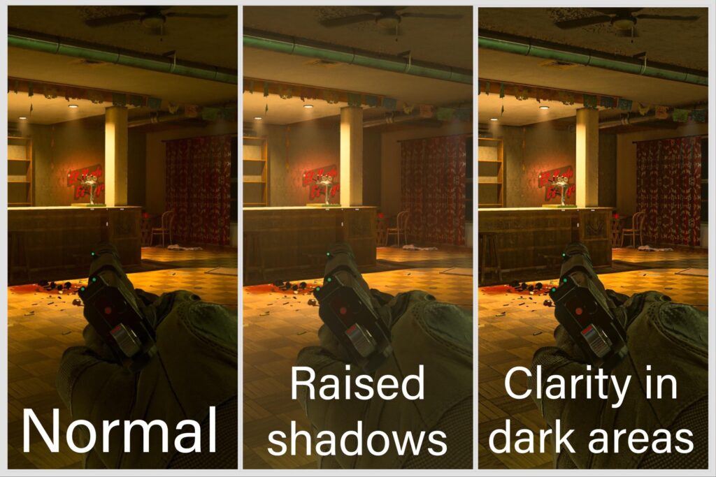 Dark areas being dark isn’t the issue, lack of contrast in dark areas is Dark areas being dark isn’t the issue, lack of contrast in dark areas is