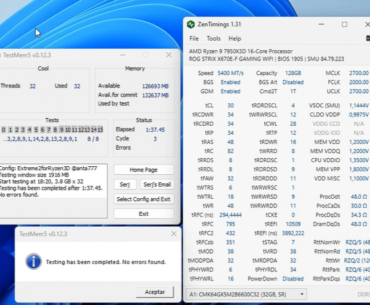 7950X3D and DDR5 128Gb no way to go beyond 5400MT/s