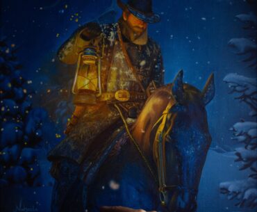 My Oil Painting of Arthur Morgan From ‘Red Dead Redemption 2’