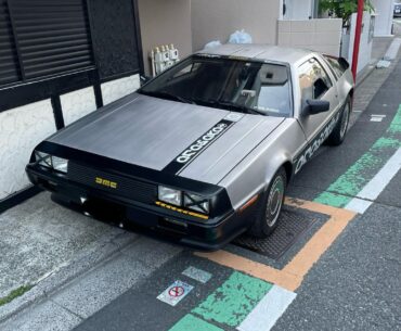 Awesome Arasaka themed Delorean I saw walking home in Tokyo this afternoon!