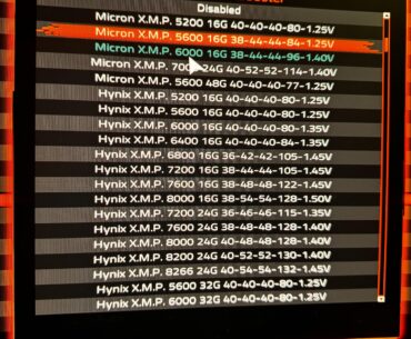 Trying to enable DDR5 XMP Booster in Gigabyte Z790. Using Corsair Vengeance RGB DDR5 (6000 mhz model). Which profile should I use?