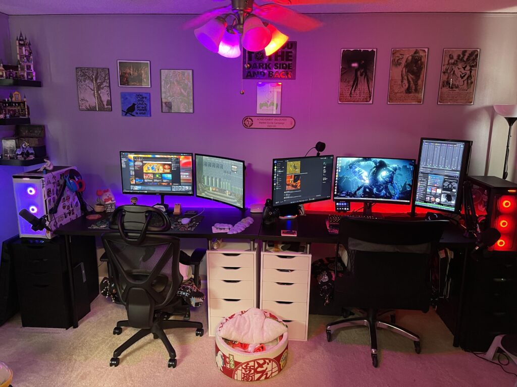The His & Hers Gaming Setup