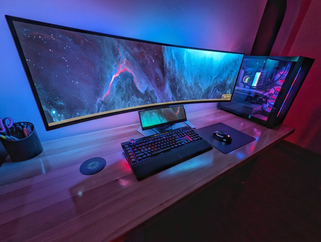 We've had one ultrawide, yes, but what about a second, smaller, touch screen ultrawide?