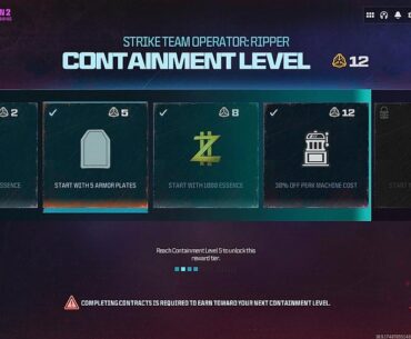 something has to be done about Containment Level randomly resetting.
