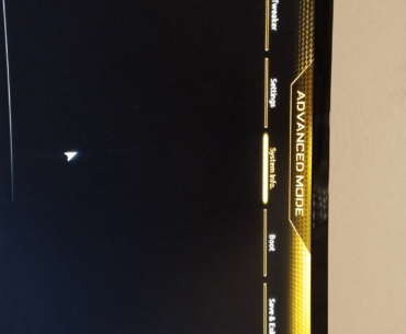 my pc stuck at Gigabyte