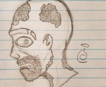 I tried to draw the RE1 Zombie from memory