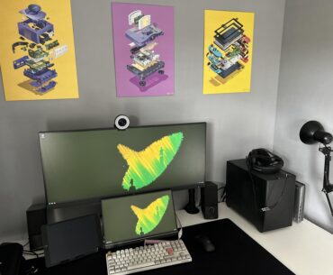 Reminiscing on my old setup before the baby arrived....