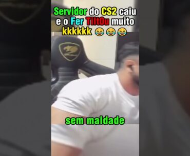 Fer ficou PISTOLA ! Kkk #cs2 #cs2skins #counterstrike #clips #gaules #fps #fpsgames