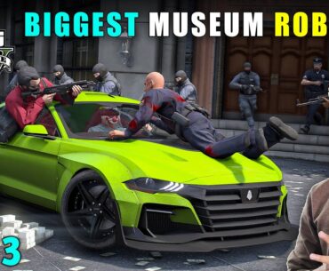 STEALING BILLION DOLLAR GOLDEN STATUE FROM MUSEUM | GTA V GAMEPLAY #323 | GTA 5