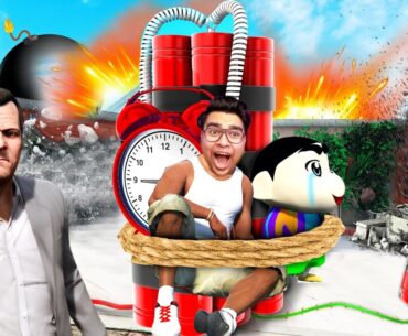 GTA V : Michael Blast Franklin New Mansion House || Professor Of Pc Gaming