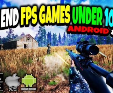 Low End FPS Games UNDER 100MB For ANDROID & iOS 2024 With High Graphics!