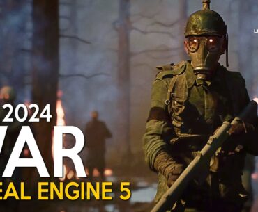 TOP 15 ULTRA REALISTIC War Shooter Games in Unreal Engine 5 coming in 2024 and 2025
