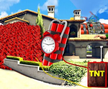 GTA V : Franklin Blowing Up Michael's House To Upgrade His Own House || Professor Of Pc Gaming