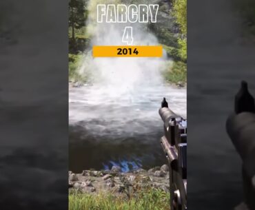 Evolution of Water in Far Cry Games! #farcry #games #shorts #gaming