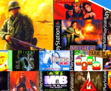 25 FPS GAME TERBAIK ERA PS1 | Firts Person Shooter PSone HD