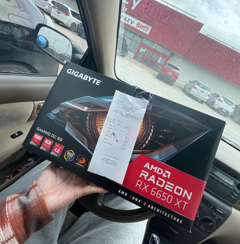 insane find rx 6650 xt for $25
