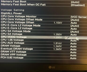 Gskill ram instability help