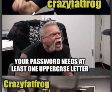 Passwords these days