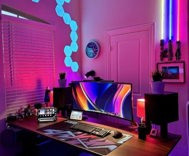 Never showed my setup before. I love spending time in here.