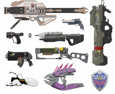 Some of my old game weapon illustrations, you can probably tell my favourite series