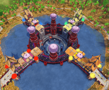 I Transformed the Minecraft Stronghold to capture the dragons attacking Kingdom of Galekin