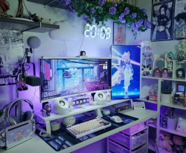 Gave my battlestation a complete makeover with some upgraded peripherals and monitors