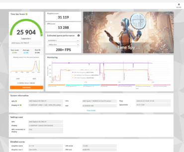 Rank 1 Timespy - 5800X3D + 7900xt