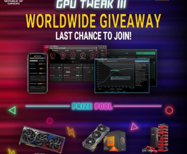 ASUS x PCMR - GPU Tweak III WORLDWIDE GIVEAWAY - Last chance to enter (Week 4)! Win an ROG STRIX RTX 4080 SUPER, a bundle of TUF Gaming RX 7900 XT and a Ryzen 9 7950X3D, and many ASUS ROG Goodies!