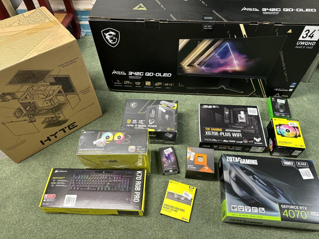 My first PC! After it’s built anyway.