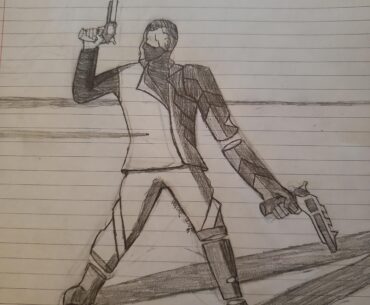 My attempt at a cyberpunk type character.