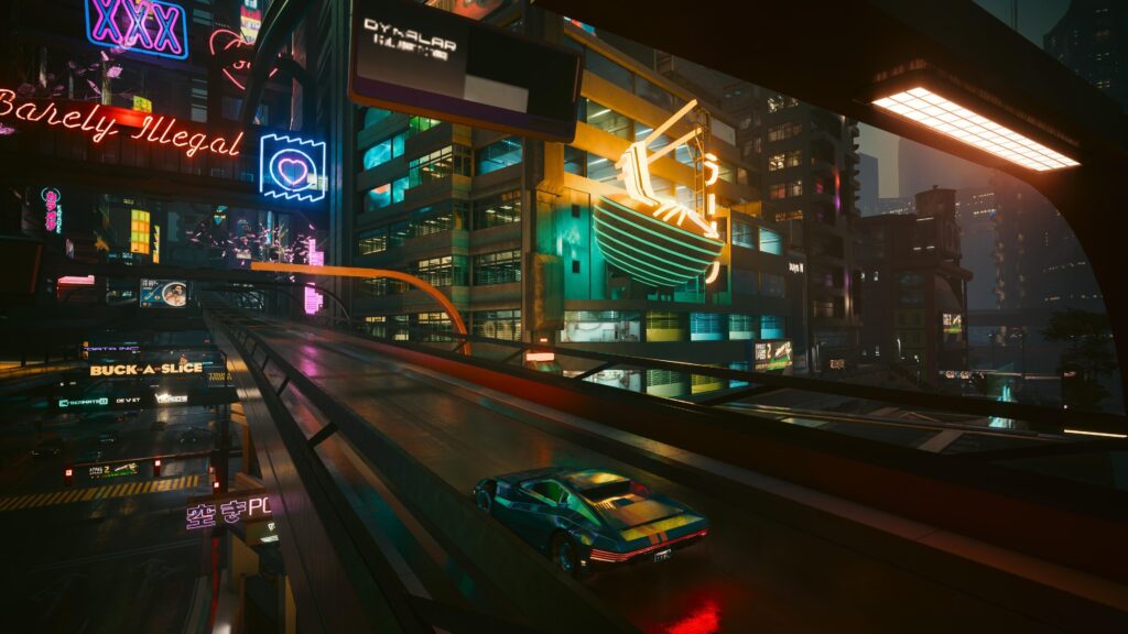Cyberpunk is so beuitiful on the Ps5
