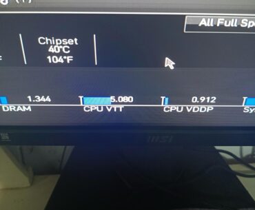 Cpu vtt voltage 5.080