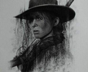 My Charcoal Drawing of Sadie Adler