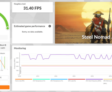 No. 1 RTX 3060 Ti in Steel Nomad. CPU overclock increased the score by 69 points.