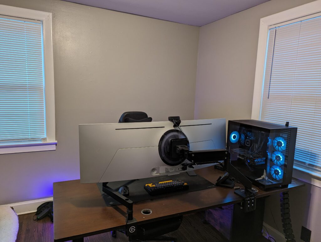 What should I do with the walls behind my desk?