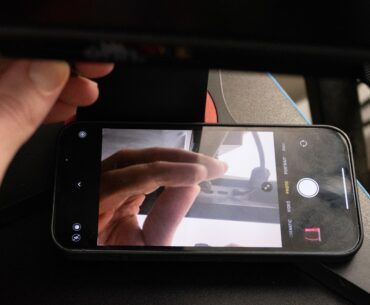I'm not sure how I never realized before today the selfie cam's potential to assist with plugging in monitor cables.