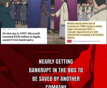 Seeing these two companies becoming so big since their near bankruptcy (and making badly priced products)