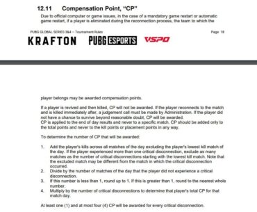 Compensation points are back!