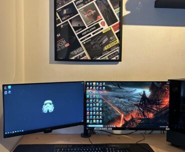 Turned the boxes of my first pc build into art.