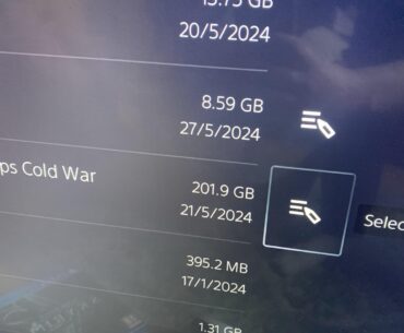How can I reduce the space it takes up on PS5?