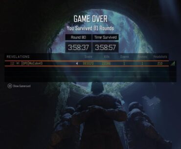 New highest round. I got bored and wanted to play Destiny.