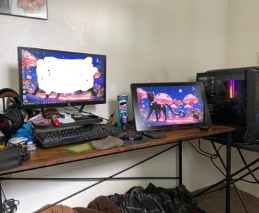Digital art/ gaming set up