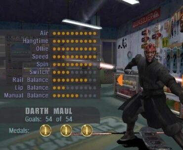 Never forget that Darth Maul is in Tony Hawk’s Pro Skater 3
