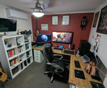 Updated work and play space