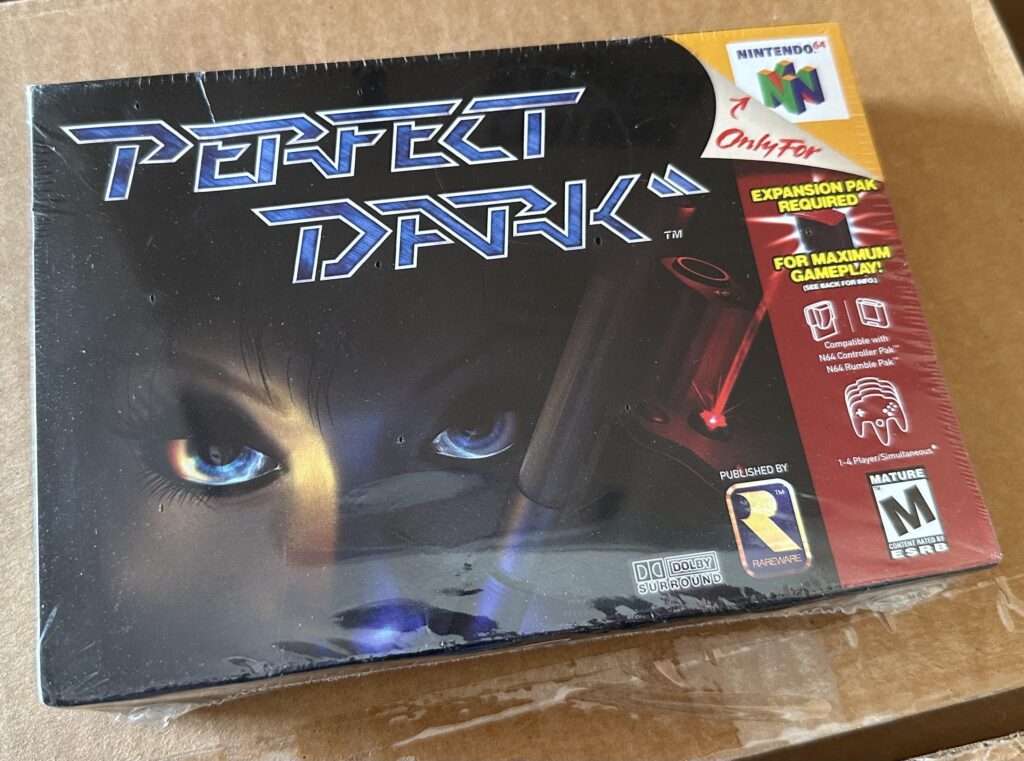 Factory Sealed Perfect Dark For N64