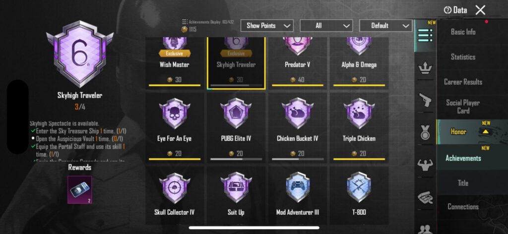 PUBG not giving me achievement